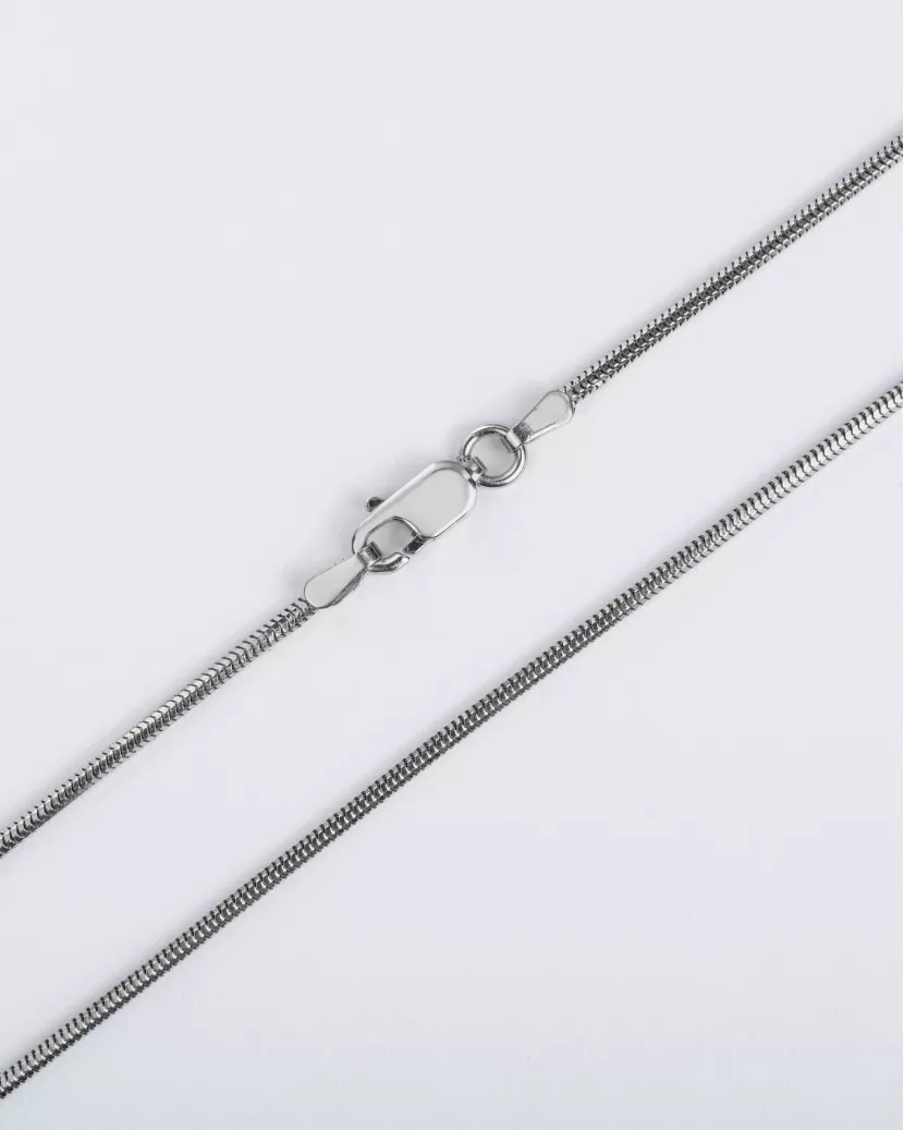 Ланцюжок срібний снейк 005321 70-90см