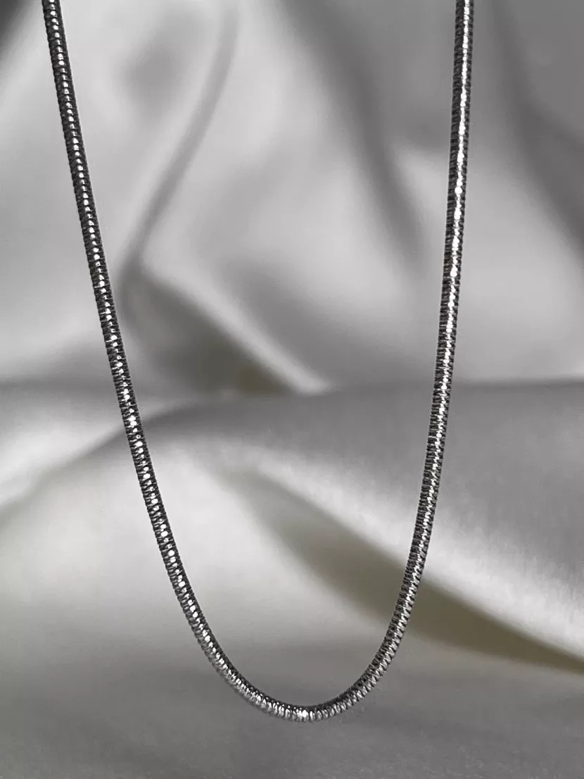Ланцюжок срібний снейк 005321 70-90см