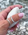 Каблучка срібна з цирконієм діамантової огранки 000711