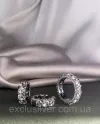 Кольцо серебряное с цирконием бриллиантовой огранки 006351