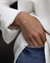 Браслет срібний з хрестиком 925°