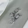 Серьги серебряные Лунница
