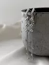 Сережки — пензлі срібні Кульки
