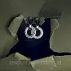 Сережки срібні висячі із цирконієм діамантового огранювання 006347