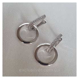 Серьги серебряные трансформеры