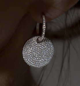 Сережки срібні підвісні Сяючі монетки