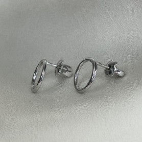 Сережки - пусети (гвоздики) безкамінні Коло 003030