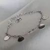 Браслет срібний з монетками та кульками