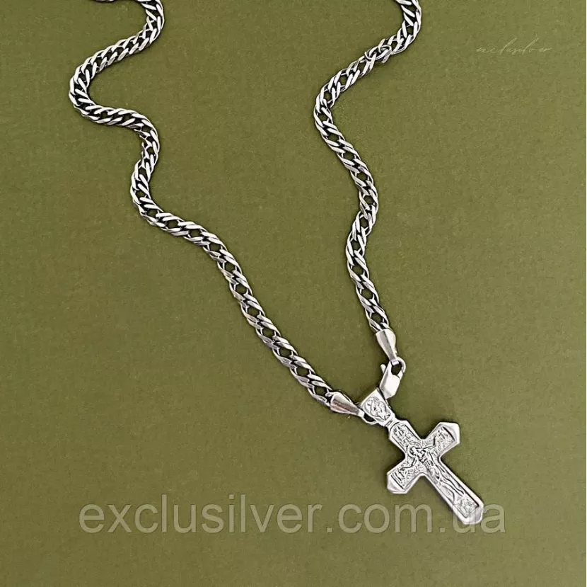 Ланцюжок срібний рембо унісекс Exclusilver, 925 проба