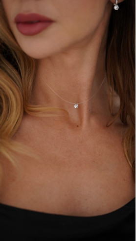 Цирконій діамантового огранювання на лісці