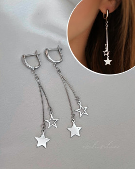 Сережки срібні Зорепад 002922