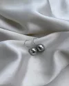 Серьги серебряные Сферы