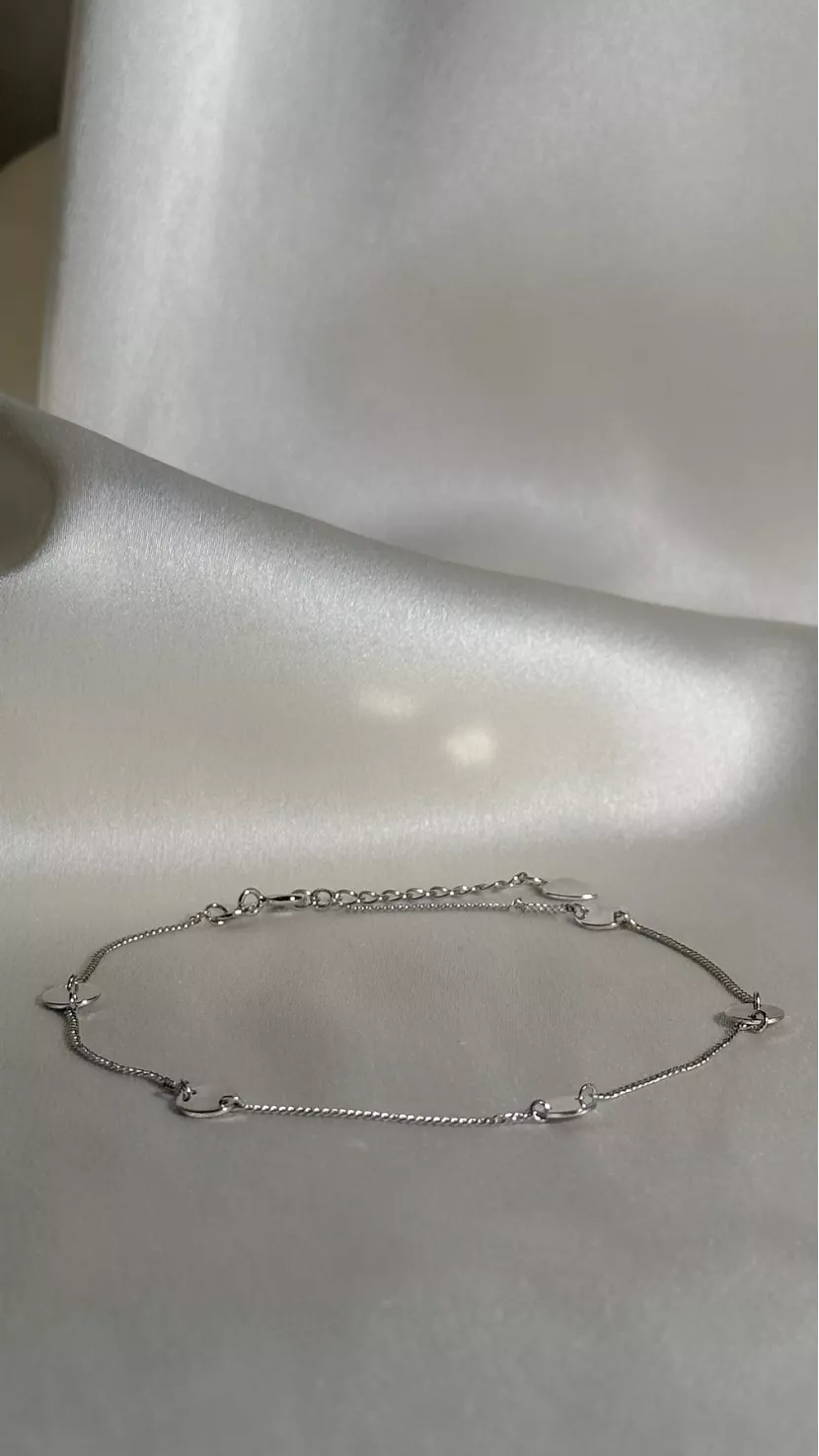 Срібний браслет на ногу Exclusilver з монетками, 925 проба