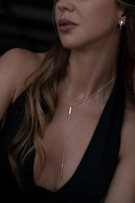 Срібне кольє-краватка Exclusilver 925 проба