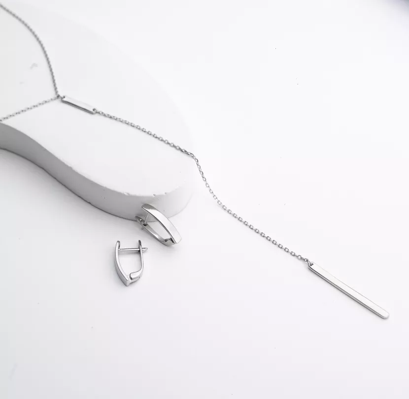 Срібне кольє-краватка Exclusilver 925 проба