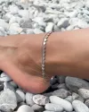 Браслет срібний на ніжку Монетки