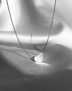 Срібне кольє з сердечком 925° 005029