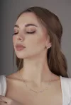 Серьги серебряные с цветной эмалью Цветочки