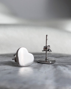 Сережки - пусети (гвоздики) Сердечки