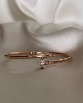 Браслет золотий Цвях 925°