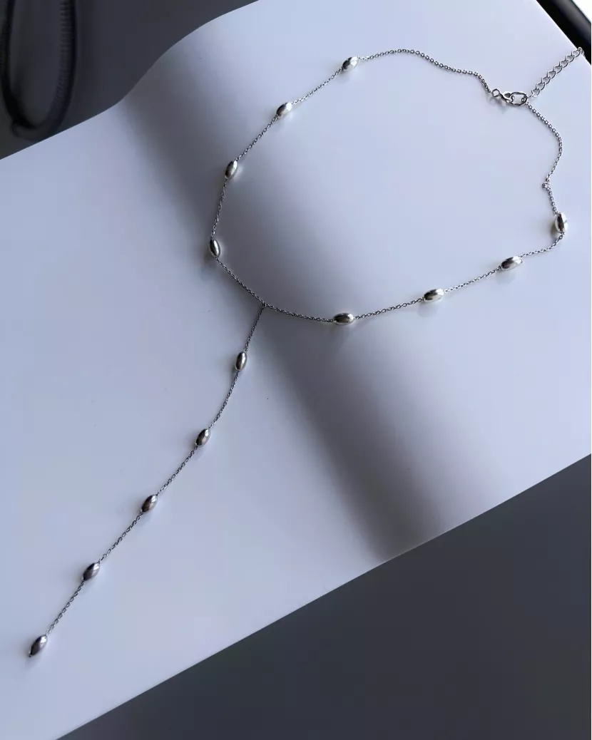 Срібне кольє-краватка Exclusilver 925 проби