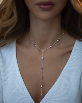 Срібне кольє-краватка Exclusilver 925 проби