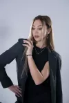 Каблучка срібна з хрестиком