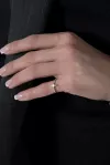 Каблучка срібна з хрестиком