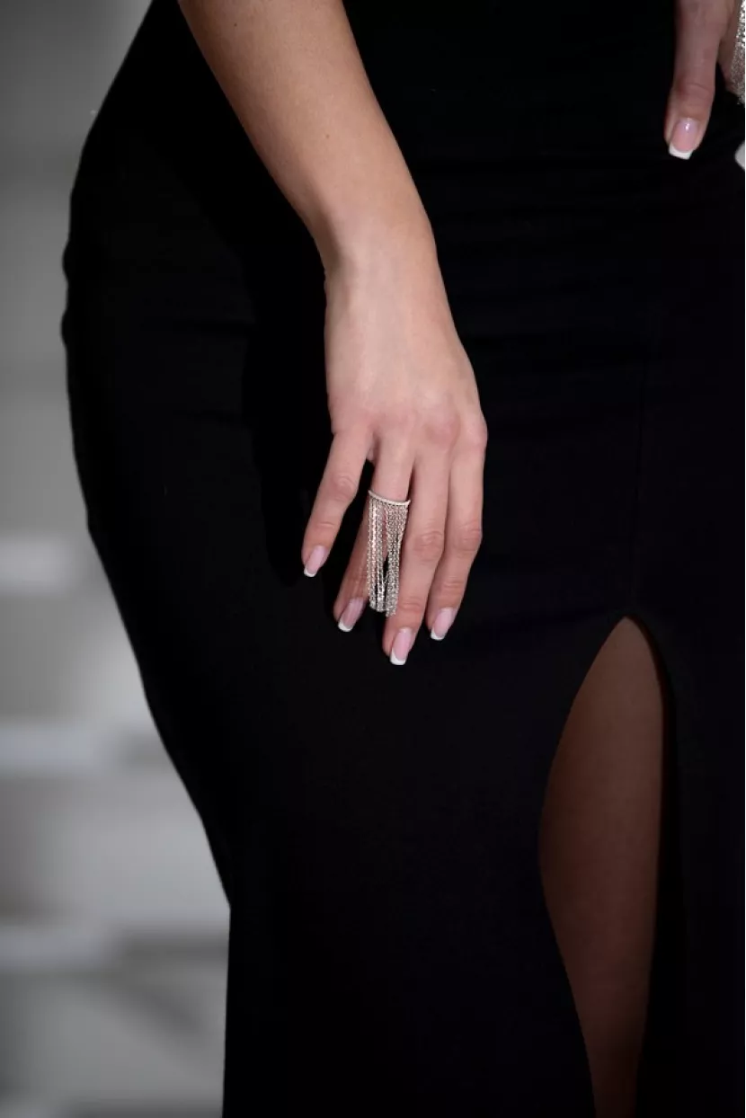 Кольцо серебряное Exclusilver 925 проба с цепочками