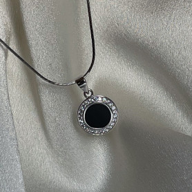 Підвіс срібний з оніксом