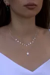 Кольє срібне Зірки 004960