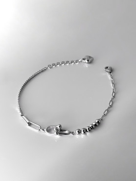 Браслет срібний без каміння 000154