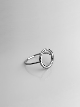 Каблучка срібна Коло 006546