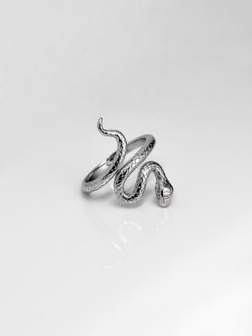 Каблучка срібна Змія 000560