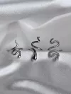 Каблучка срібна Змія 000560