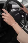 Браслет срібний литий 006544