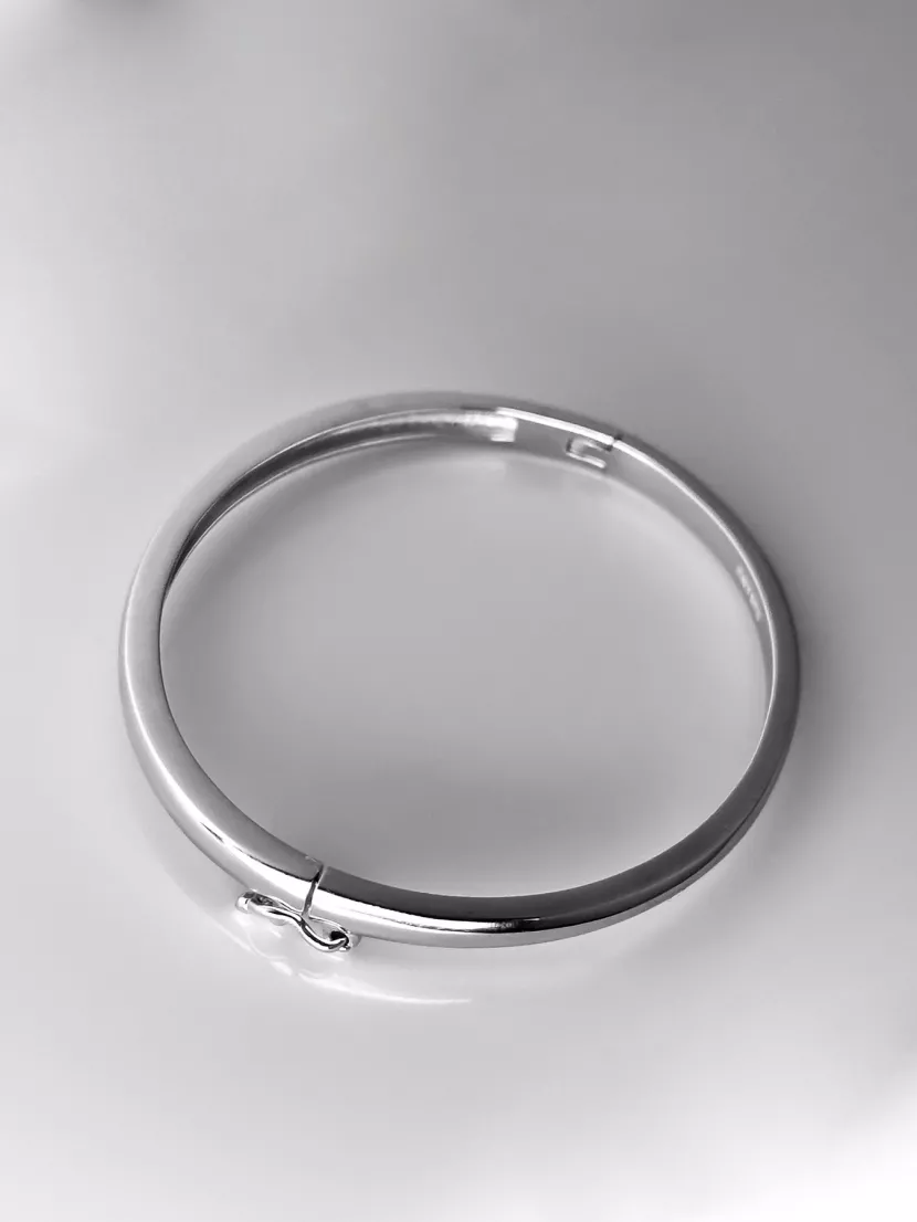 Браслет срібний литий 006544