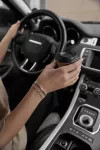 Браслет срібний литий 006544