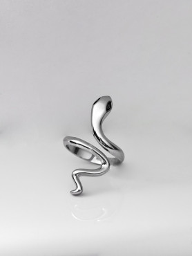 Каблучка срібна Змія 000720