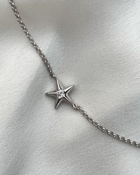 Браслет срібний на ніжку Морська зірка