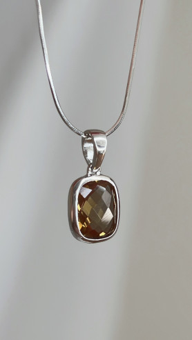 Підвіс срібний з Султанітом 002198