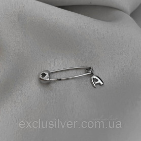 Булавка - шпилька срібна Angel