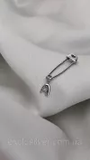 Булавка серебряная Angel