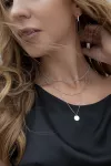 Серьги серебряные с прямоугольной подвеской с черным цирконием бриллиантовой огранки 003747