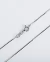 Ланцюжок срібний снейк 40-50см 005299