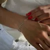 Браслет срібний кульки 925° 000116