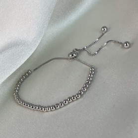 Браслет срібний кульки 925° 000122