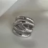 Каблучка срібна Змія 000570