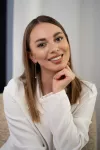 Сережки срібні висячі Кульки 006773