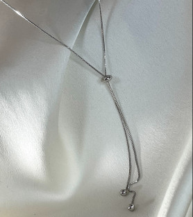 Ланцюжок - кольє срібне краватка005032
